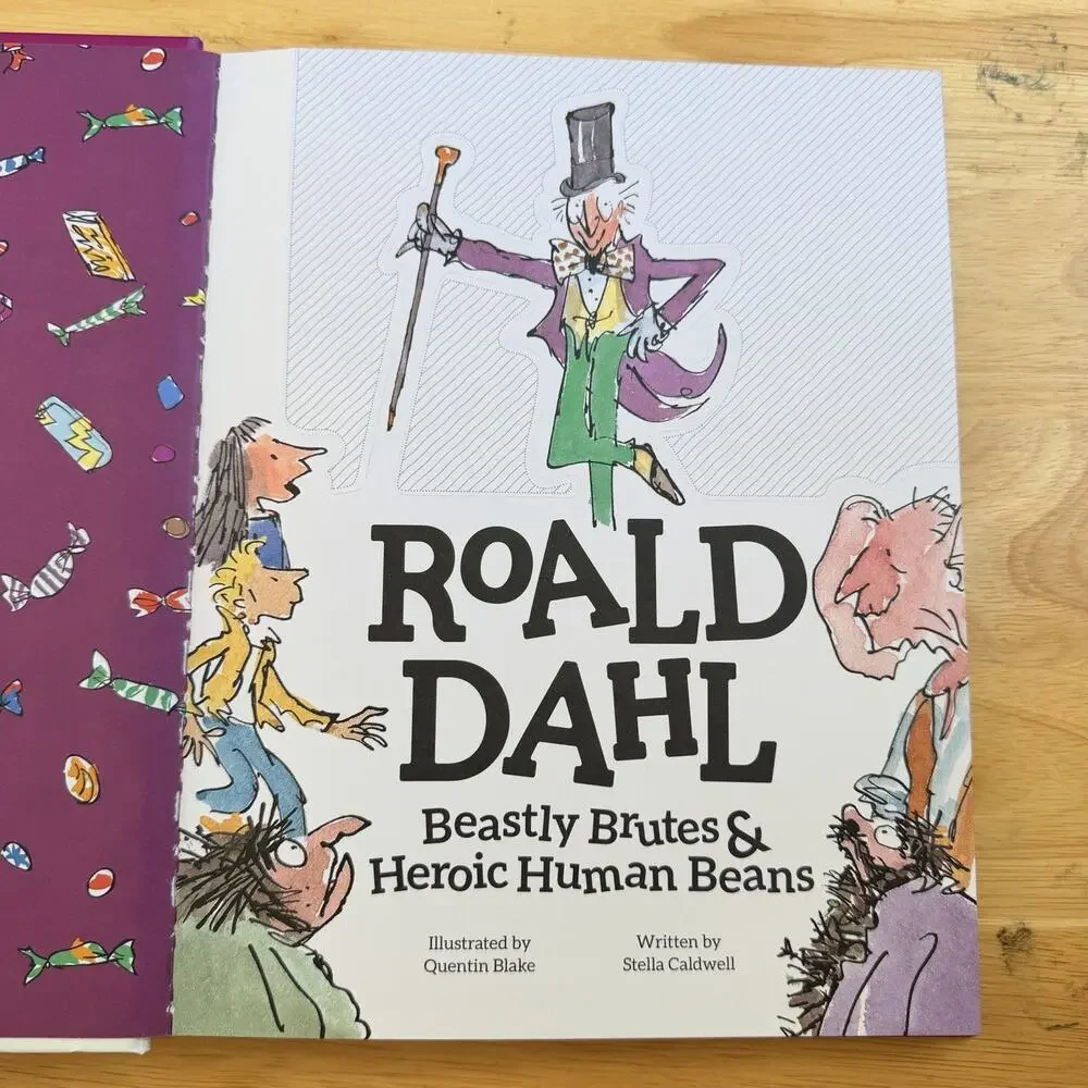 Roald Dahls Beastly Brutes and Heroic Human Beans Press Out Paper Adventure Book
